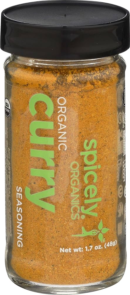 Amazon.com : Spicely Organic Curry Powder 1.70 Ounce Jar Certified ...