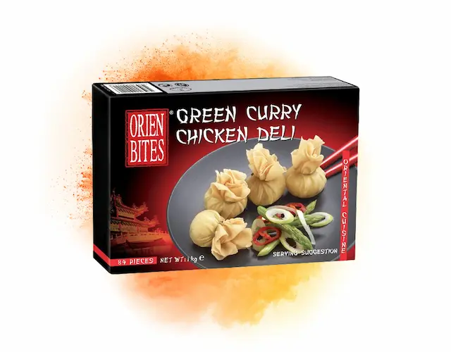 Green Curry Chicken Deli 12g - OrienBites